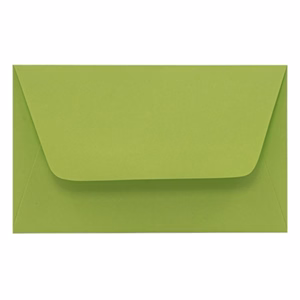 Névjegyboríték színes KASKAD enyvezett 70x105mm 66 lime zöld 50 darabos
