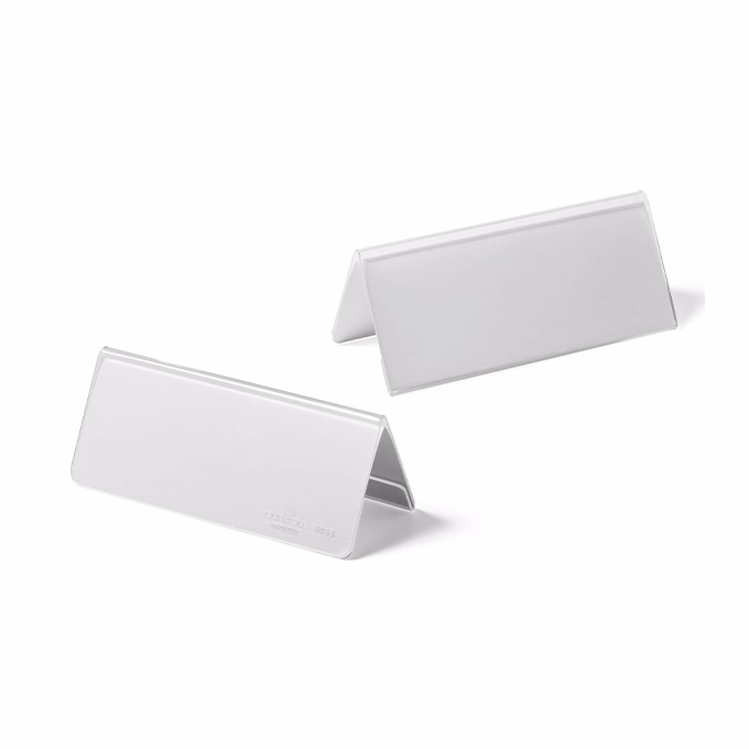 Névjegytartó DURABLE asztali 61/122x210 mm akril