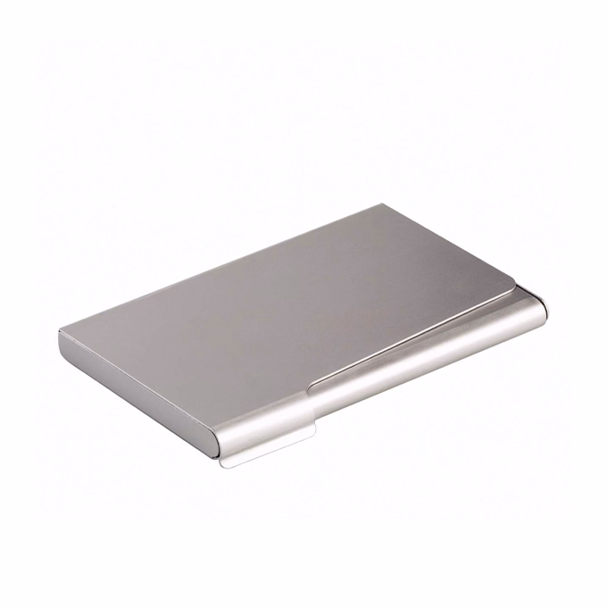 Névjegytartó tárca DURABLE fém 20 darabos ezüst