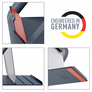 Notebook állvány LEITZ Ergo Cosy 13"-17" bársony szürke Notebook állvány LEITZ Ergo Cosy 13"-17" bársony szürke