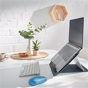 Notebook állvány LEITZ Ergo Cosy 13"-17" bársony szürke Notebook állvány LEITZ Ergo Cosy 13"-17" bársony szürke