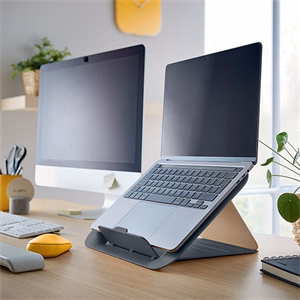 Notebook állvány LEITZ Ergo Cosy 13"-17" bársony szürke Notebook állvány LEITZ Ergo Cosy 13"-17" bársony szürke