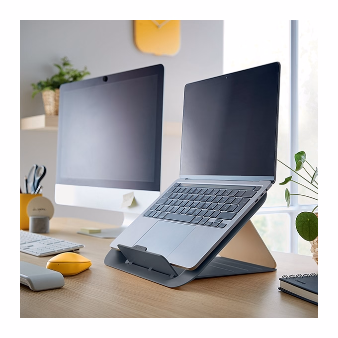 Notebook állvány LEITZ Ergo Cosy 13"-17" bársony szürke Notebook állvány LEITZ Ergo Cosy 13"-17" bársony szürke