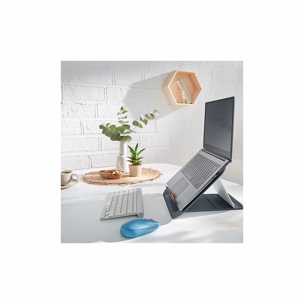 Notebook állvány LEITZ Ergo Cosy 13"-17" bársony szürke Notebook állvány LEITZ Ergo Cosy 13"-17" bársony szürke