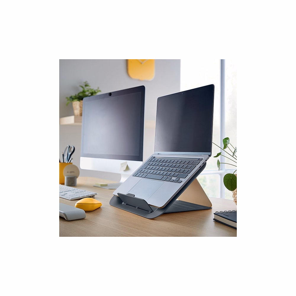 Notebook állvány LEITZ Ergo Cosy 13"-17" bársony szürke Notebook állvány LEITZ Ergo Cosy 13"-17" bársony szürke