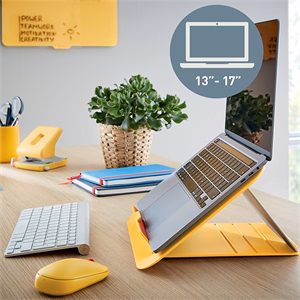 Notebook állvány LEITZ Ergo Cosy 13"-17" lmeleg sárga