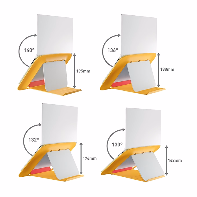 Notebook állvány LEITZ Ergo Cosy 13"-17" lmeleg sárga