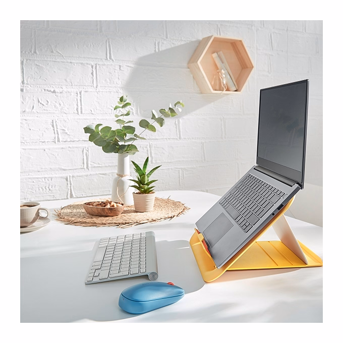 Notebook állvány LEITZ Ergo Cosy 13"-17" lmeleg sárga