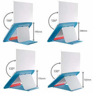 Notebook állvány LEITZ Ergo Cosy 13"-17" nyugodt kék