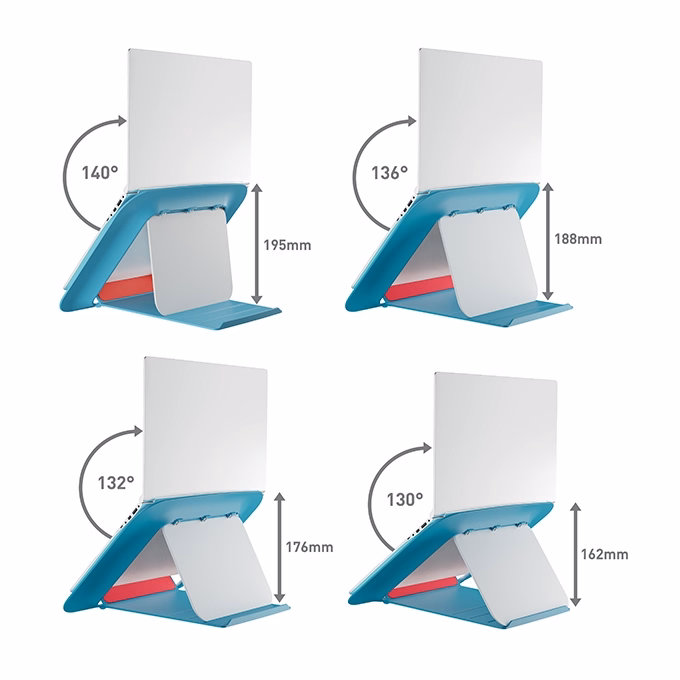 Notebook állvány LEITZ Ergo Cosy 13"-17" nyugodt kék