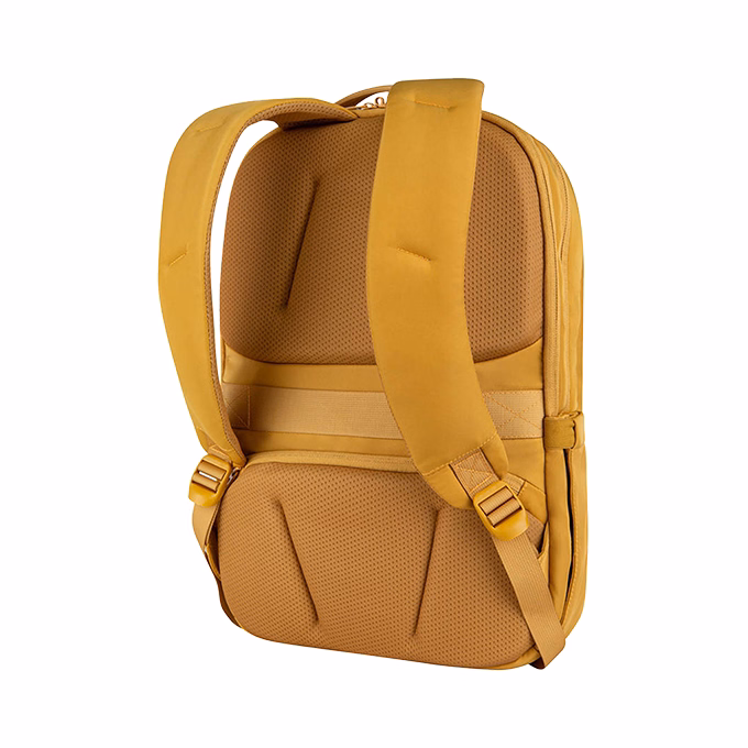 Notebook táska BOLT 15,6" hátizsák forma mustár sárga