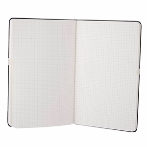 Jegyzetfüzet kockás MOLESKINE QP061 "L" keményfedeles fekete