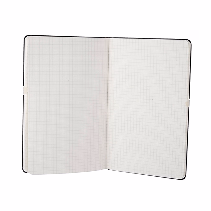 Jegyzetfüzet kockás MOLESKINE QP061 "L" keményfedeles fekete