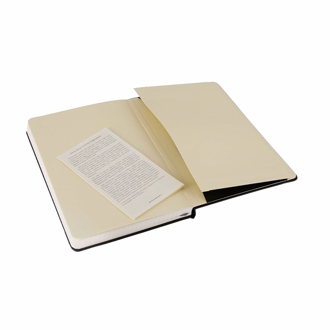 Jegyzetfüzet kockás MOLESKINE QP061 "L" keményfedeles fekete