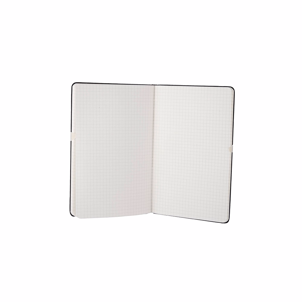 Jegyzetfüzet kockás MOLESKINE QP061 "L" keményfedeles fekete