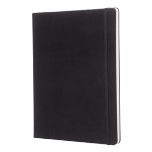 Jegyzetfüzet sima MOLESKINE QP092 "XL" keményfedeles fekete
