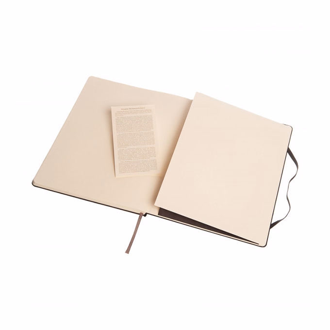 Jegyzetfüzet sima MOLESKINE QP092 "XL" keményfedeles fekete