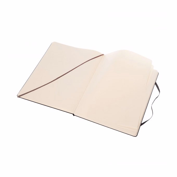 Jegyzetfüzet sima MOLESKINE QP092 "XL" keményfedeles fekete