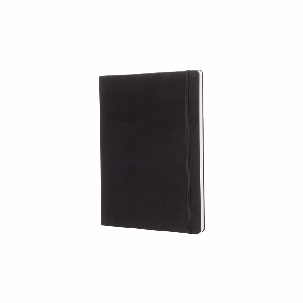Jegyzetfüzet sima MOLESKINE QP092 "XL" keményfedeles fekete