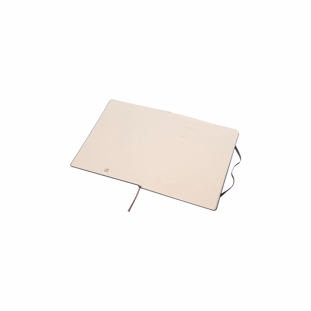Jegyzetfüzet sima MOLESKINE QP092 "XL" keményfedeles fekete