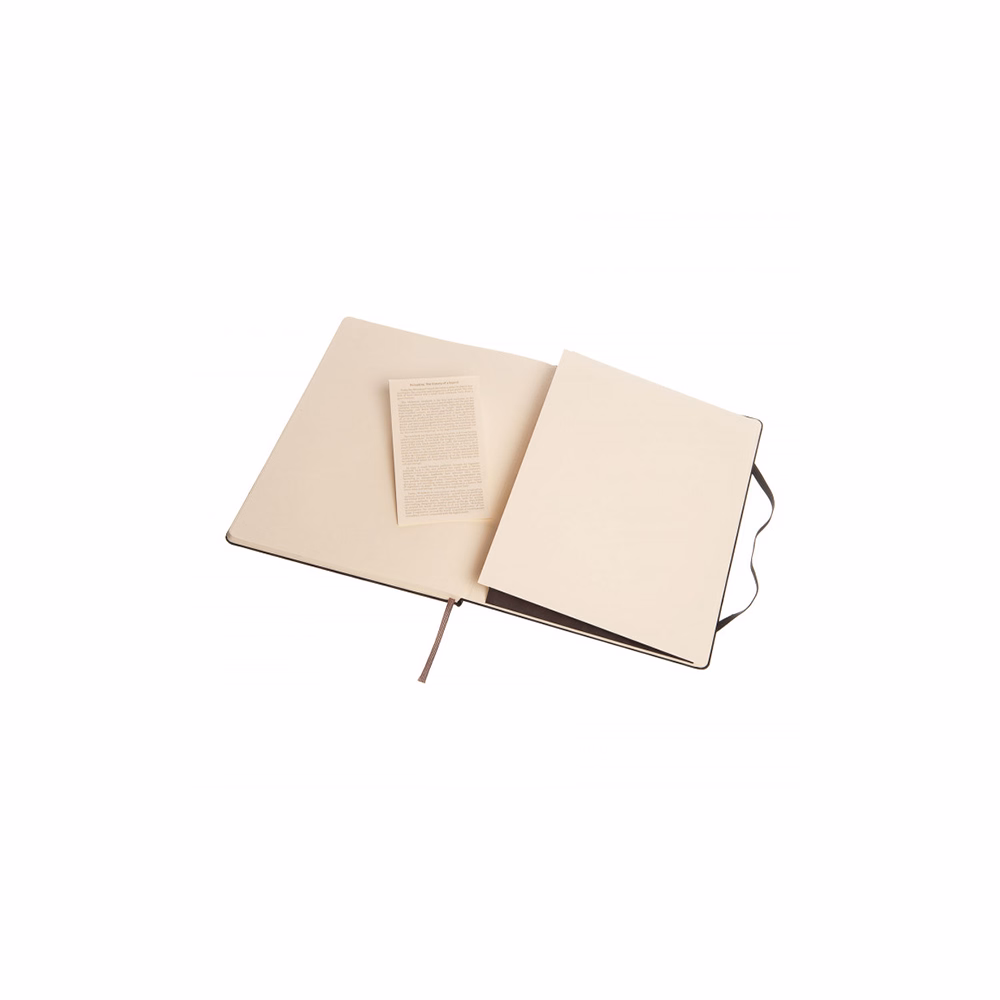 Jegyzetfüzet sima MOLESKINE QP092 "XL" keményfedeles fekete