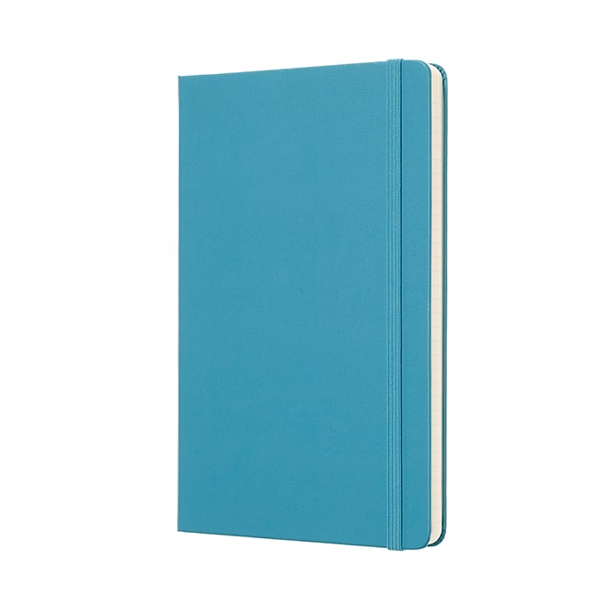Notesz vonalas MOLESKINE QP060B35 "L" keményfedeles hamukék
