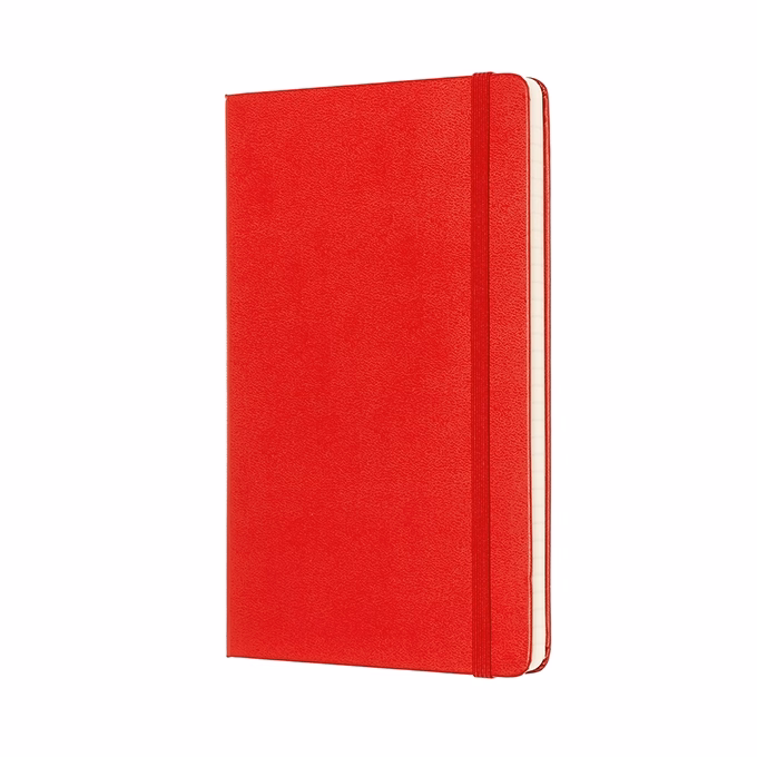 Notesz vonalas MOLESKINE QP060R "L" keményfedeles piros