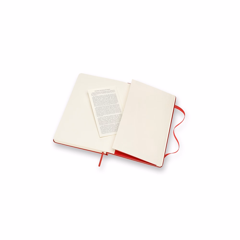 Notesz vonalas MOLESKINE QP060R "L" keményfedeles piros