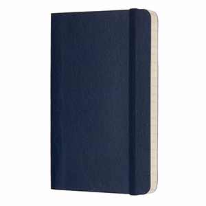 Jegyzetfüzet vonalas MOLESKINE QP611B20 "P" puhafedeles zafirkék