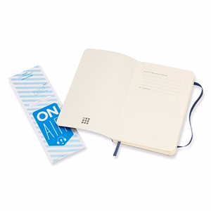 Jegyzetfüzet vonalas MOLESKINE QP611B20 "P" puhafedeles zafirkék
