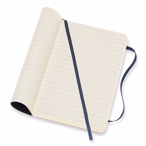 Jegyzetfüzet vonalas MOLESKINE QP611B20 "P" puhafedeles zafirkék