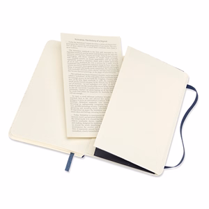 Jegyzetfüzet vonalas MOLESKINE QP611B20 "P" puhafedeles zafirkék