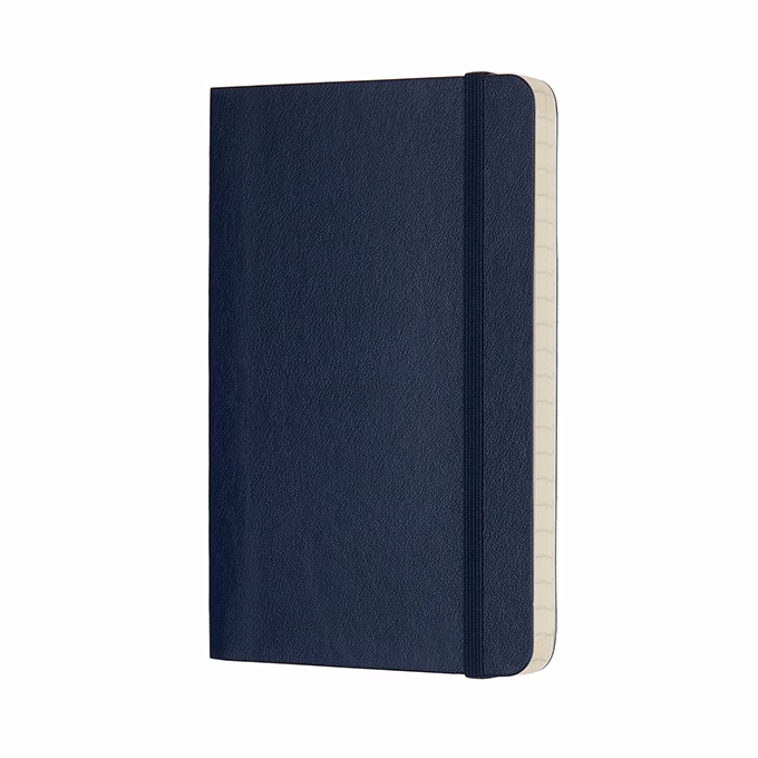 Jegyzetfüzet vonalas MOLESKINE QP611B20 "P" puhafedeles zafirkék