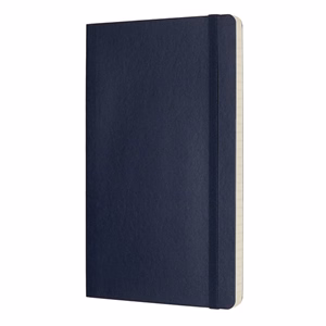 Jegyzetfüzet vonalas MOLESKINE QP616B20 "L" puhafedeles zafirkék