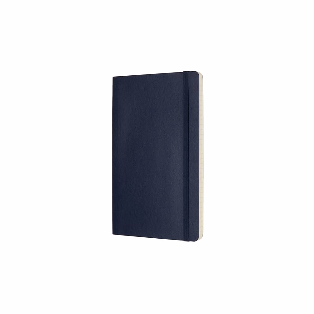 Jegyzetfüzet vonalas MOLESKINE QP616B20 "L" puhafedeles zafirkék
