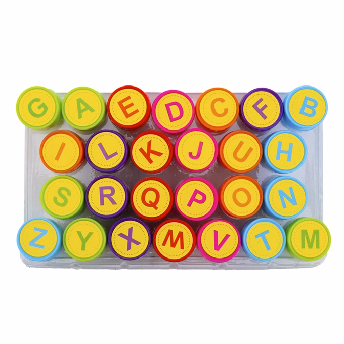 Nyomda ASTRA FUN önfestékező betűk illatos festékkel 26 darabos