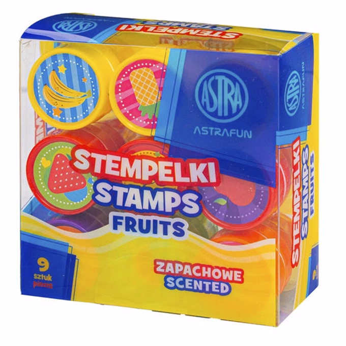 Nyomda ASTRA FUN önfestékező gyümölcsök 9 darabos