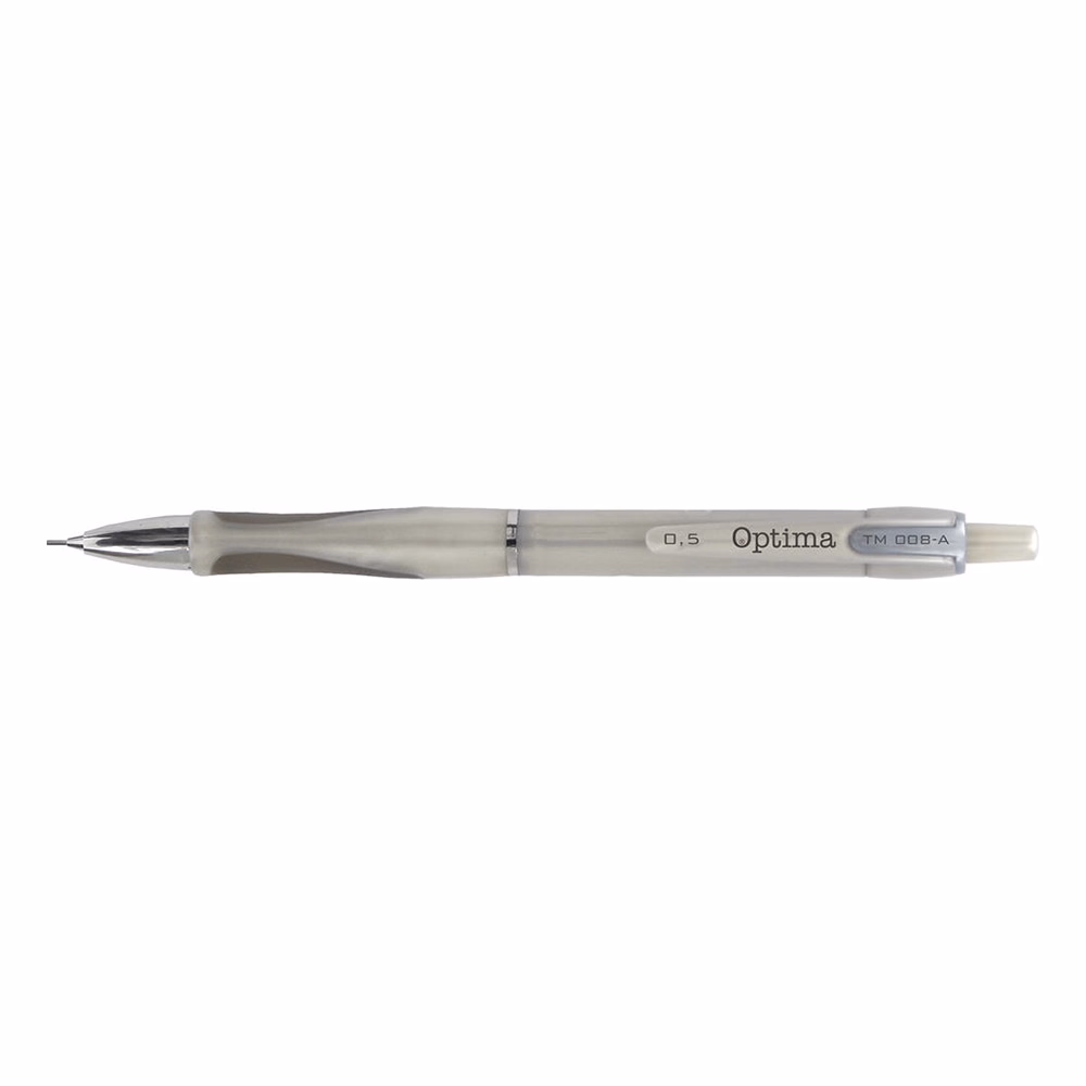 Nyomósirón OPTIMA 0,5mm ezüst + grafitbél 0,5mm HB