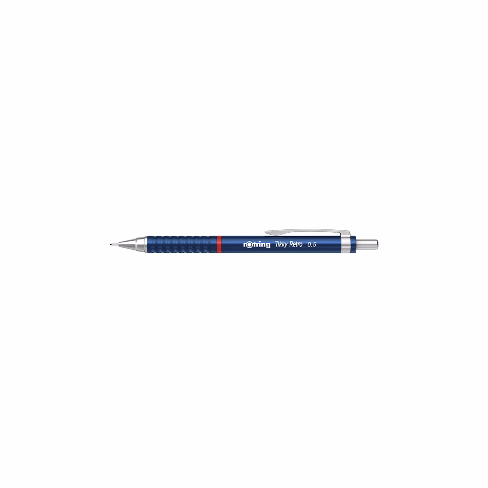Nyomósirón ROTRING TIKKY Retro 0,5 mm kék