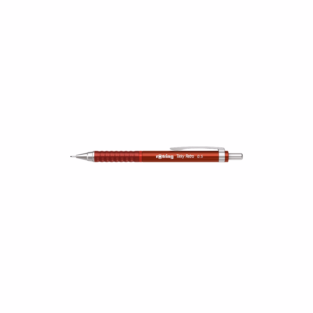 Nyomósirón ROTRING TIKKY Retro 0,5 mm piros