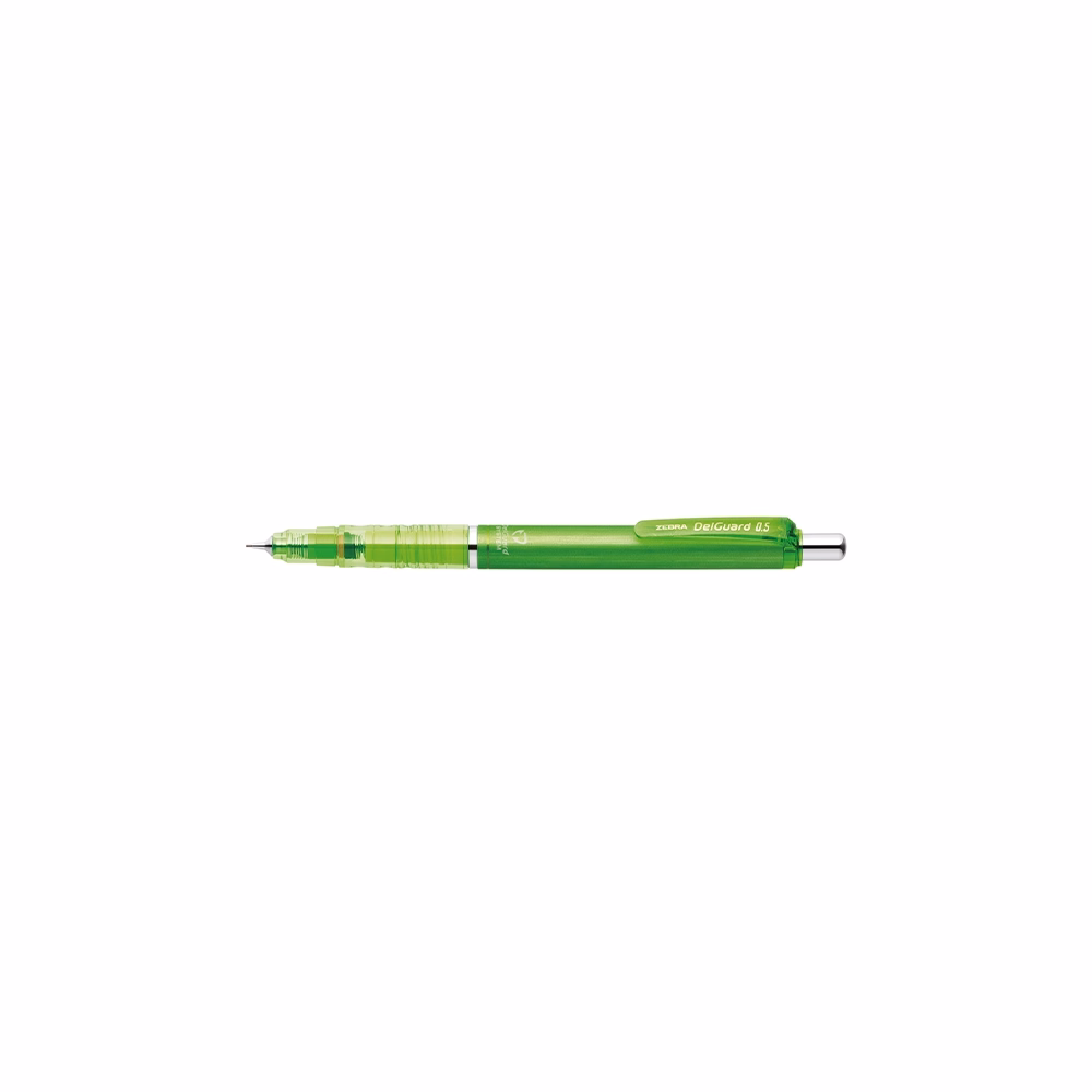 Nyomósirón ZEBRA DelGuard 0,5 mm világoszöld