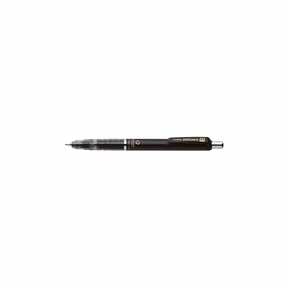 Nyomósirón ZEBRA DelGuard 0,7 mm fekete