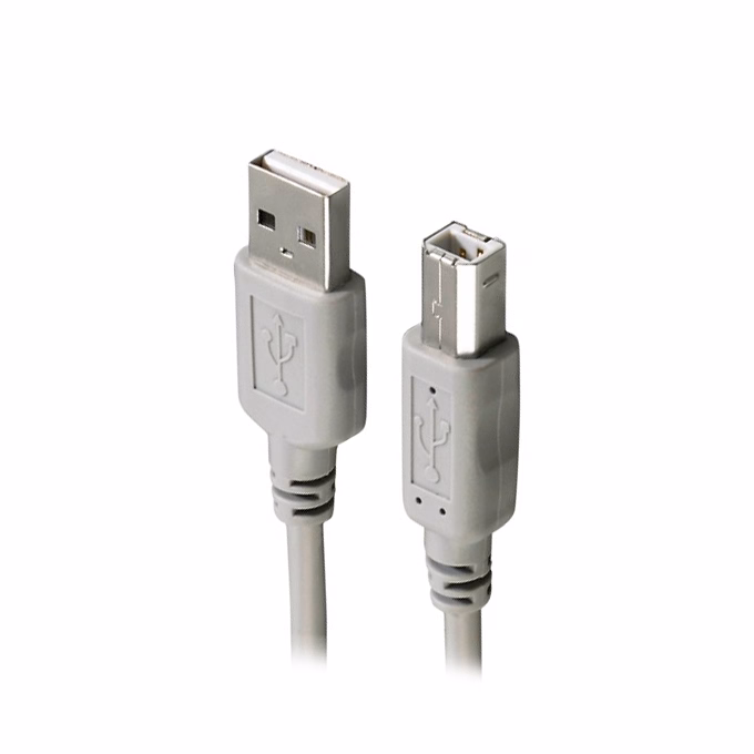 Nyomtató kábel HAMA Eco USB-A/USB-B 3m szürke
