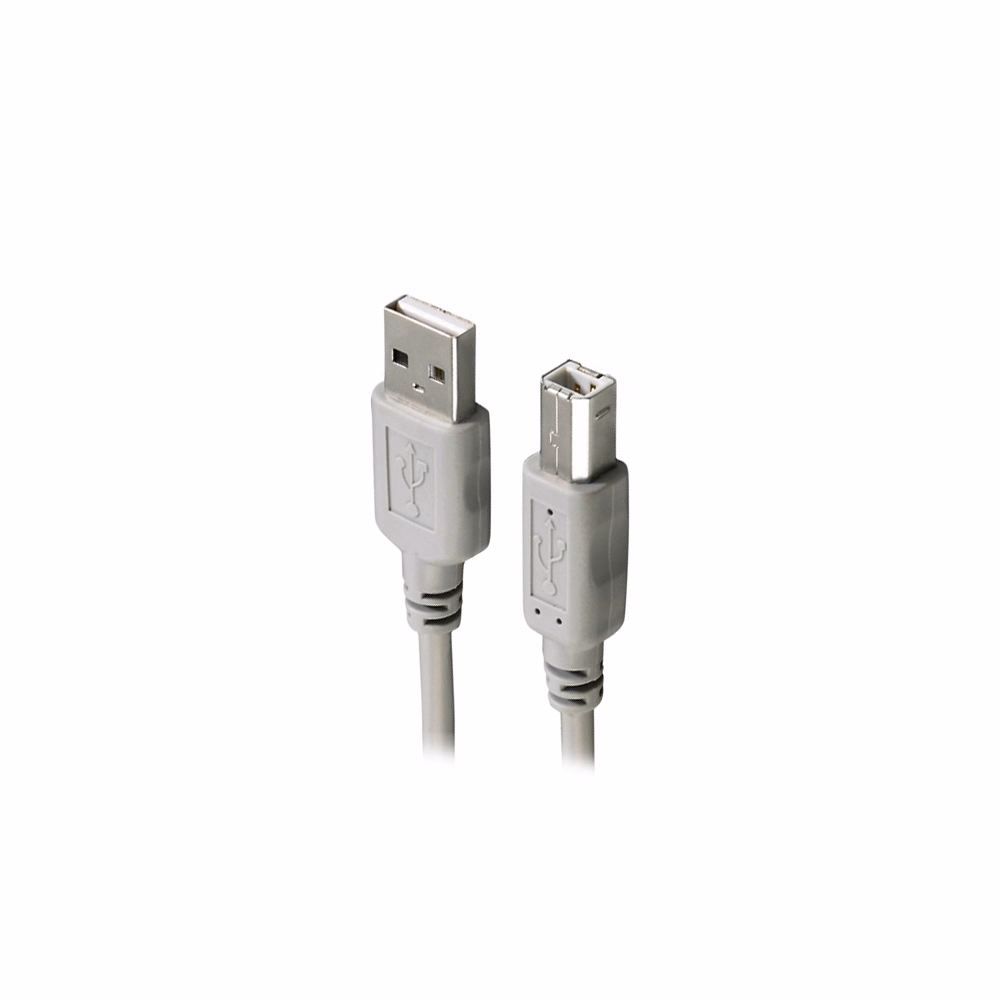 Nyomtató kábel HAMA Eco USB-A/USB-B 3m szürke