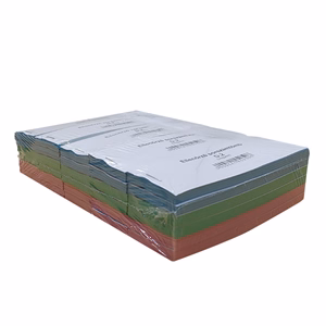 Nyomtatvány ellenőrző sorszámtömb D2 100 lapos 118x40 mm 2 szelvényes vegyes 30 tömb/csomag