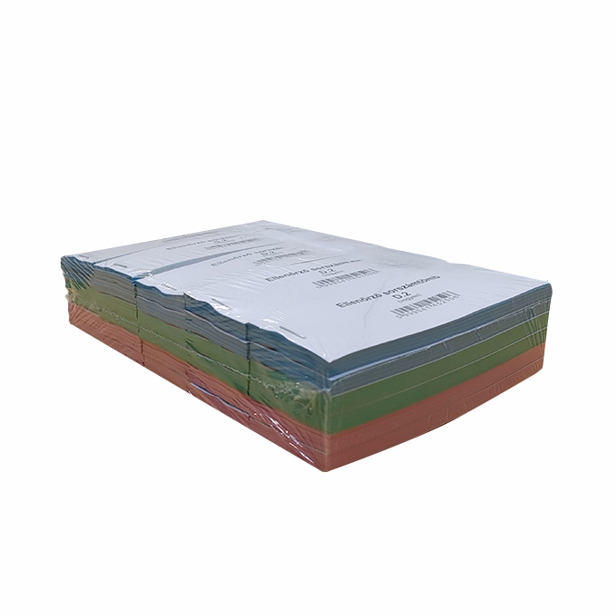 Nyomtatvány ellenőrző sorszámtömb D2 100 lapos 118x40 mm 2 szelvényes vegyes 30 tömb/csomag