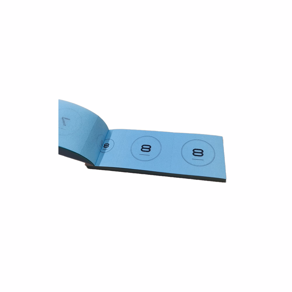 Nyomtatvány ellenőrző sorszámtömb D2 100 lapos 118x40 mm 2 szelvényes vegyes 30 tömb/csomag