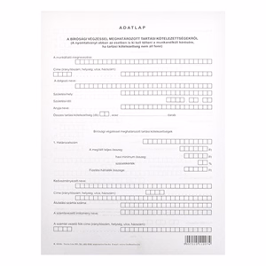 Nyomtatvány igazolás munkanélküli bírósági