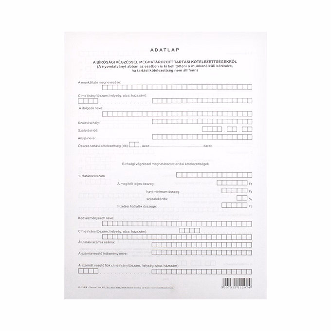 Nyomtatvány igazolás munkanélküli bírósági