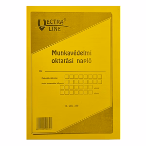 Nyomtatvány munkavédelmi oktatási napló VECTRALINE A/4 álló